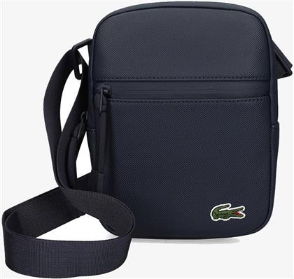 ΤΣΑΝΤΑ S FLAT CROSSOVER BAG LACOSTE από το SHOPPING HOUSE