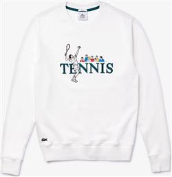 UNISEX ΦΟΥΤΕΡ ''TENNIS DESIGN'' - SH4382 ΛΕΥΚΟ LACOSTE