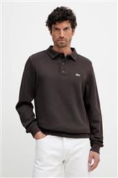 ΒΑΜΒΑΚΕΡΗ ΜΠΛΟΥΖΑ ΧΡΩΜΑ: ΚΑΦΕ, SH5781 LACOSTE