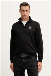 ΒΑΜΒΑΚΕΡΗ ΜΠΛΟΥΖΑ ΧΡΩΜΑ: ΜΑΥΡΟ, SH2735 LACOSTE