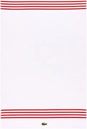 ΒΑΜΒΑΚΕΡΗ ΠΕΤΣΕΤΑ LCOURTLI ROUGE 90 X 150 CM ΧΡΩΜΑ: ΑΣΠΡΟ LACOSTE