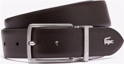 ΖΩΝΗ ΑΝΔΡΙΚΗ 35 PUNCH/PLAIN LEATHER LACOSTE