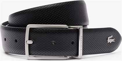 ΖΩΝΗ ΑΝΔΡΙΚΗ 35 PUNCH/PLAIN LEATHER LACOSTE