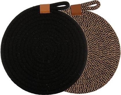 ΣΕΤ ΣΤΡΟΓΓΥΛΑ ΣΟΥΠΛΑ ΑΠΟ ΒΑΜΒΑΚΙ/ΓΙΟΥΤΑ ''NASH'' 22 CM (2 ΤΕΜΑΧΙΩΝ) - 40740 LADELLE