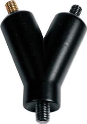 ΑΝΤΑΠΤΟΡΑΣ ΚΕΡΑΙΑΣ ΔΙΠΛΟΣ 5MM-ΜΑΥΡΟ LAMPA