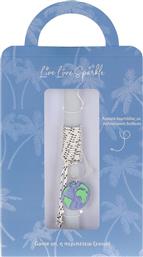 ΛΑΜΠΑΔΑ ΜΠΡΕΛΟΚ PLEXI ΥΔΡΟΓΕΙΟΣ 4.5CM (ML25021) LIVE LOVE SPARKLE