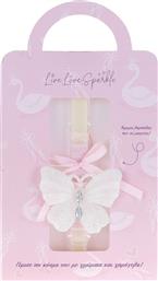 ΛΑΜΠΑΔΑ ΜΕ ΠΕΤΑΛΟΥΔΑ ΣΤΡΑΣ 10CM (ML24036) LIVE LOVE SPARKLE