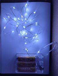 ΛΑΜΠΑΚΙΑ 100 LED 5M ΛΕΥΚΟ ΜΠΑΤΑΡΙΑΣ (COPPER-100W)