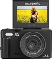 5K FLIP DIGITAL CAMERA WIFI BLACK LAMTECH