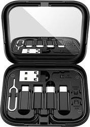 ALL-IN-ONE CHARGING DATA CABLE SET WITH STORAGE CASE LAM113744 LAMTECH από το e-SHOP