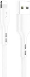 CHARGING & DATACABLE LIGHTNING 1M WHITE LAM439881 LAMTECH από το e-SHOP