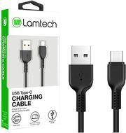 DATACABLE TYPE C 3M BLACK LAM111696 LAMTECH από το e-SHOP