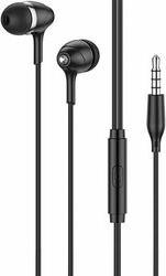 FASHIONABLE 3,5MM EARPHONES WITH MIC BLACK LAM111719 LAMTECH