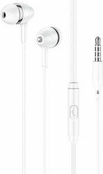 FASHIONABLE 3,5MM EARPHONES WITH MIC WHITE LAM111726 LAMTECH