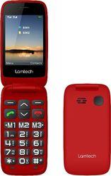 ΚΙΝΗΤΟ FLIP PHONE 2.8' DISPLAY WITH BT FM RADIO SOS 1400 MAH GR MENU FLIP-X RED LAM980657 LAMTECH