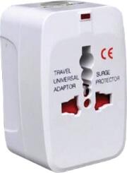 LAM073050 TRAVEL ADAPTER WITH USB & 4 DIFFERENT PLUGS LAMTECH από το e-SHOP