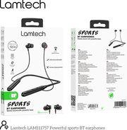 POWERFUL BLUETOOTH WIRELESS SPORTS EARPHONES BLACK LAM111757 LAMTECH από το e-SHOP