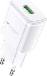 QUICK CHARGER USB3.0 18W WHITE LAM021950 LAMTECH