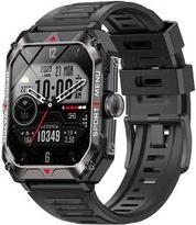 SPORT WATCH BT5.1 HEALTH SENSOR & SPORT TRACKING SQUARE TFT 2.02' DISPLAY BLACK LAM113485 LAMTECH