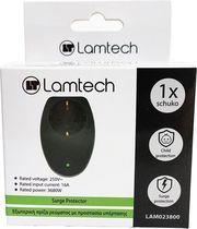 SURGE PROTECTOR 16A 250V 3680W BLACK LAM023800 LAMTECH