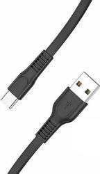 TYPE-C 3.0A FLAT CHARGING CABLE 1M BLACK LAM111801 LAMTECH από το e-SHOP