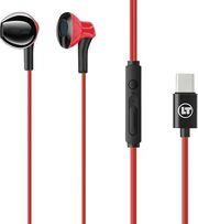 TYPE-C SMARTPHONE EARPHONES WITH MIC RED LAM021141 LAMTECH