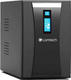 UPS ΜΕ AVR ΚΑΙ LCD DISPLAY 3000VA ΜΑΥΡΟ LAMTECH