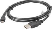 CABLE USB 2.0 MICRO AM-MBM5P BLACK 1M LANBERG