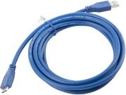 CABLE USB 3.0 A-PLUG MICRO 5PM BLUE 3M LANBERG από το e-SHOP