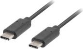 CABLE USB-C 2.0 M/M 0.5M BLACK LANBERG από το e-SHOP