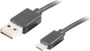CABLE USB MICRO-B(M) - A(M) 2.0 1.8M EASY-USB BLACK LANBERG από το e-SHOP