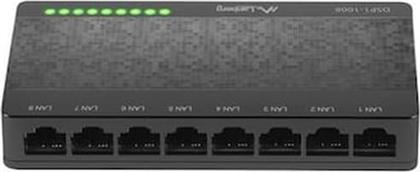 DSP1-1008 NETWORK SWITCH UNMANAGED GIGABIT ETHERNET (1000 MBPS) LANBERG