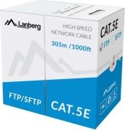 FTP SOLID CABLE CCA CAT. 5E 305M GREY LANBERG από το e-SHOP