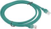 PATCHCORD CAT.5E 2M GREEN FLUKE PASSED 10-PACK LANBERG