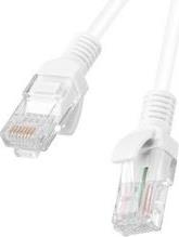 PATCHCORD CAT.6 1M WHITE FLUKE PASSED 10-PACK LANBERG
