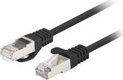 PATCHCORD CAT.6 2M BLACK FLUKE PASSED 10-PACK LANBERG