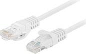 PATCHCORD CAT.6 2M WHITE FLUKE PASSED 10-PACK LANBERG