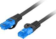 PATCHCORD CAT.6A LSZH CCA 0.5M BLACK LANBERG