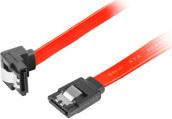 SATA DATA II (3GB/S) F/F CABLE METAL CLIPS ANGLED RED 30CM LANBERG από το e-SHOP
