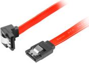 SATA DATA II (3GB/S) F/F CABLE METAL CLIPS ANGLED RED 50CM LANBERG από το e-SHOP