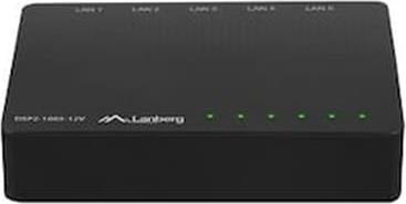 SWITCH DSP2-1005-12V (5-PORT, 12V, 1GB/S) LANBERG