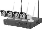 WIFI NVR 4-CHANNELS + 4 CAMERAS 2MP WITH ACCESSORIES LANBERG από το e-SHOP