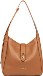 LANCASTER ΓΥΝΑΙΚΕΙΑ ΔΕΡΜΑΤΙΝΗ ΤΣΑΝΤΑ BUCKET ''TOP DOUBLE'' - 470-66 ΚΑΜΗΛΟ LANCASTER BAGS