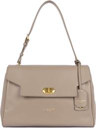 LANCASTER ΓΥΝΑΙΚΕΙΑ ΤΣΑΝΤΑ ΧΕΙΡΟΣ ΜΕ ΜΕΤΑΛΛΙΚΟ ΛΟΓΟΤΥΠΟ ''DONNA GRACE'' - 531-072 ΚΑΜΗΛΟ LANCASTER BAGS