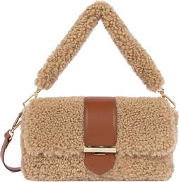 LANCASTER ΓΥΝΑΙΚΕΙΑ ΤΣΑΝΤΑ CROSSBODY ΜΠΟΥΚΛΕ ΜΕ ΜΕΤΑΛΛΙΚΟ LOGO ''MOUMOUTE'' - 518-023 ΚΑΜΗΛΟ LANCASTER BAGS