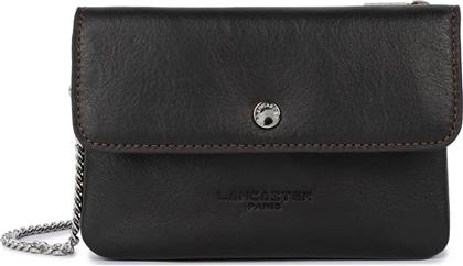 LANCASTER ΓΥΝΑΙΚΕΙΟ ΔΕΡΜΑΤΙΝΟ MINI BAG ΧΕΙΡΟΣ - 176-003 ΜΑΥΡΟ LANCASTER BAGS