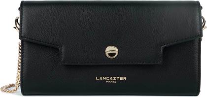 LANCASTER ΓΥΝΑΙΚΕΙΟ ΔΕΡΜΑΤΙΝΟ MINI BAG ΧΕΙΡΟΣ ''MADEMOISELLE GRACE'' - 172-33 ΜΑΥΡΟ LANCASTER BAGS