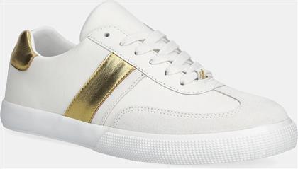 ΔΕΡΜΑΤΙΝΑ ΑΘΛΗΤΙΚΑ ΠΑΠΟΥΤΣΙΑ BRAYLEE ΧΡΩΜΑ: ΑΣΠΡΟ, 802P04420001 LAUREN RALPH LAUREN