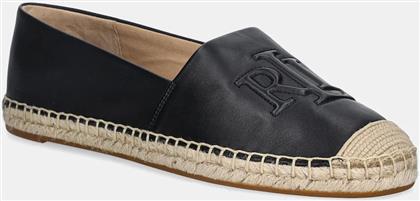 ΔΕΡΜΑΤΙΝΕΣ ΕΣΠΑΝΤΡΙΓΙΕΣ CAMERYN LG 2 ΧΡΩΜΑ: ΜΑΥΡΟ, 802P04415001 LAUREN RALPH LAUREN