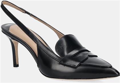 ΔΕΡΜΑΤΙΝΕΣ ΓΟΒΕΣ KHLOE LR PMP ΧΡΩΜΑ: ΜΑΥΡΟ, 802982850001 LAUREN RALPH LAUREN